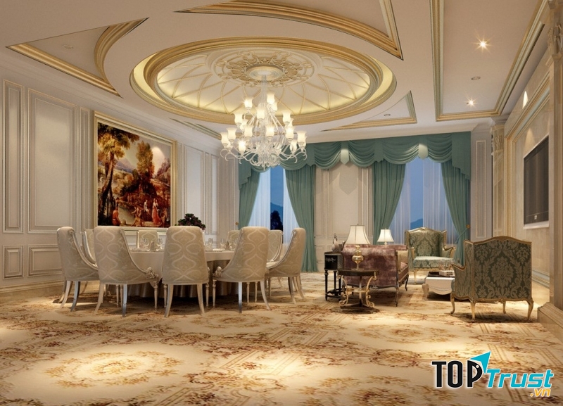 Mẫu trần phong cách cổ điển