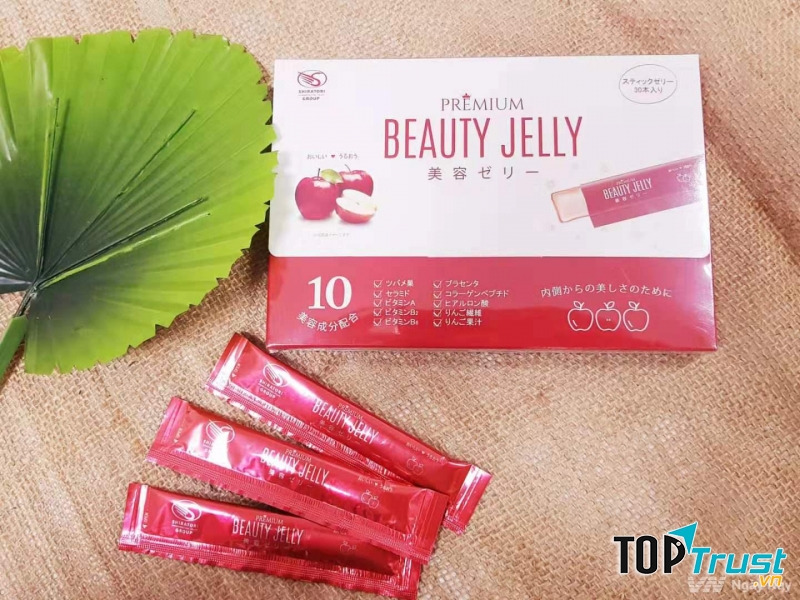 Thạch Collagen & Placenta Shiratori Beauty Jelly