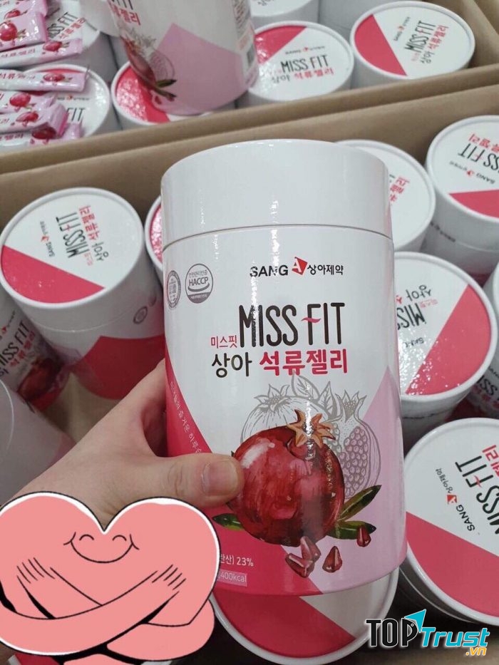 Thạch collagen lựu Hàn Quốc