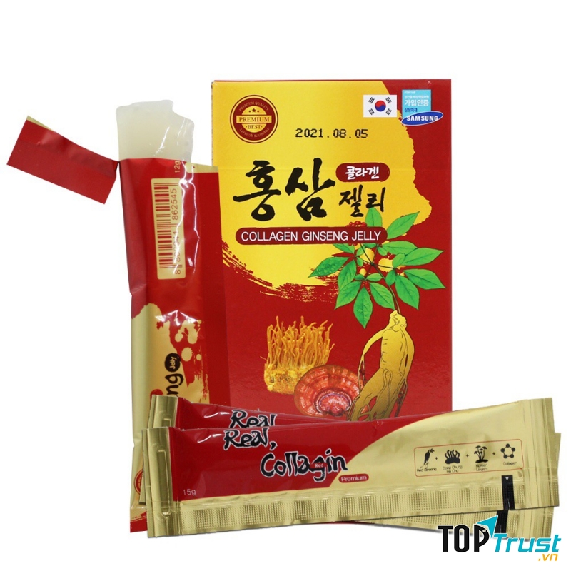 Thạch Collagen Nhân Sâm _ Collagen Gingjeng Jelly
