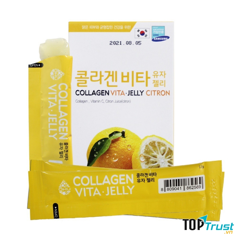 Thạch Collagen Vita Thanh Yên - Collagen Vita Jelly Citron