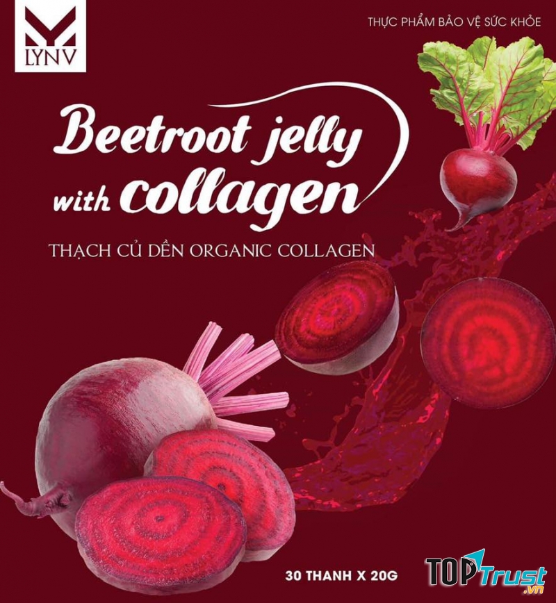 Thạch củ dền detox collagen