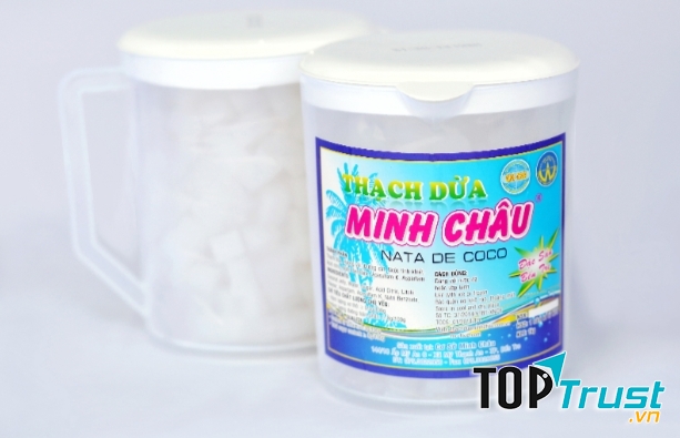 Thạch dừa là sản phẩm được làm từ nước dừa già