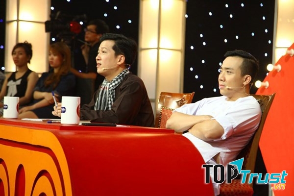 Trấn Thành và Trường Giang trong chương trình Thách thức danh hài