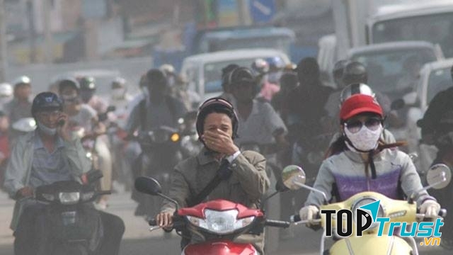 Sự ô nhiễm đường phố khiến phổi bị nhiễm độc