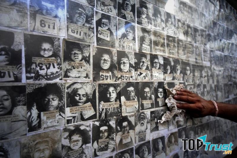 Đài tưởng niệm những nạn nhân xấu số trong thảm họa rò rỉ khí độc ở Bhopal