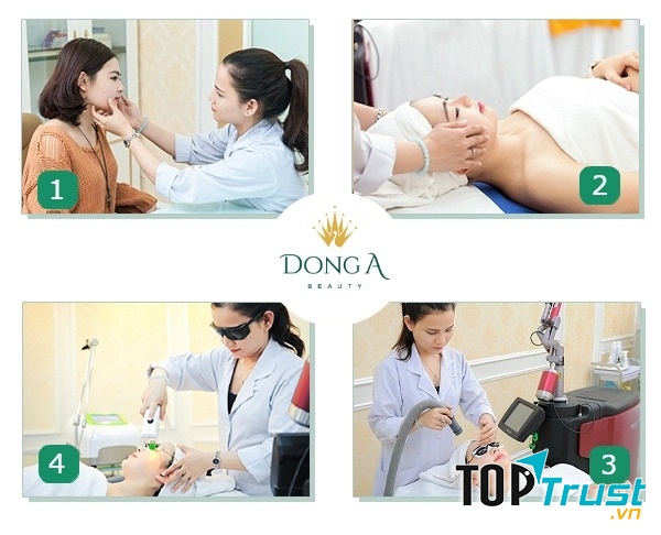 Các bước trị nám, tàn nhang tại TMV Đông Á