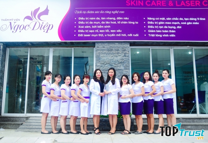 Đội ngũ bác sĩ và chuyên viên thẩm mỹ tại TMV Ngọc Diệp