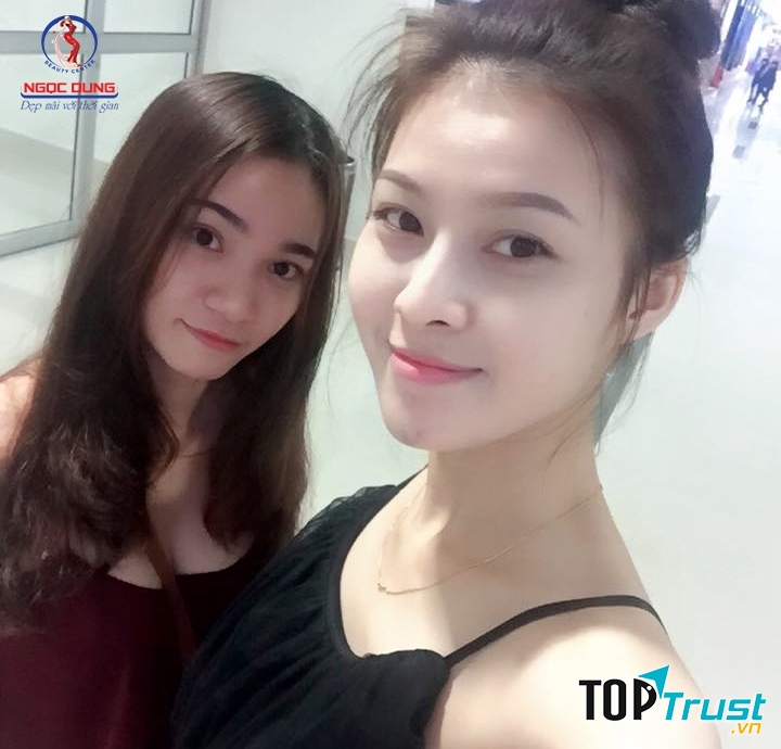 Da bật Tone rõ rệt sau khi khách hàng tắm trắng tại Ngọc Dung