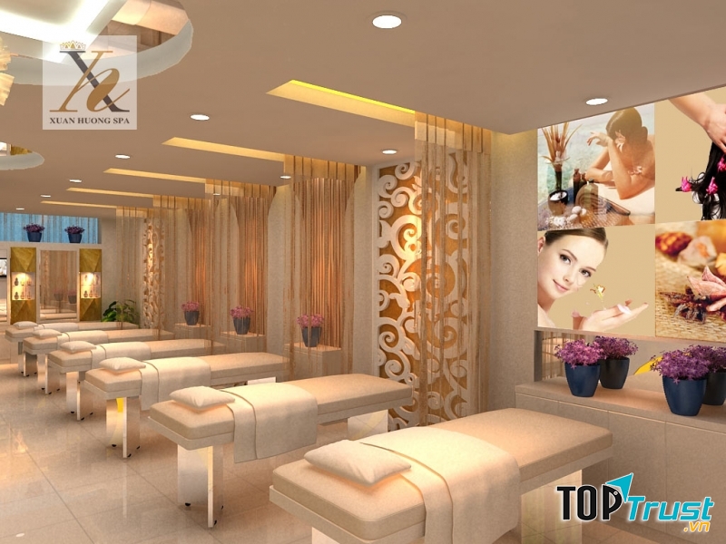 Bên trong thẩm mỹ viện Xuân Hương.