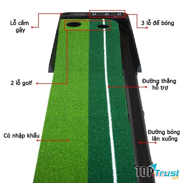 Thảm tập Golf Putting 2 Color (TL004)