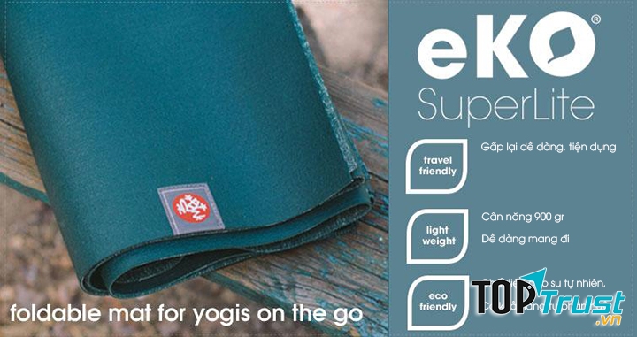 Thảm yoga du lịch Manduka eKO SuperLite 1.5mm