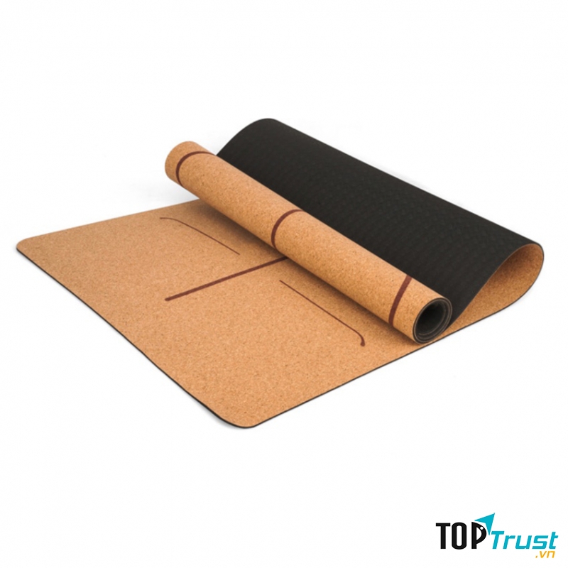 Thảm yoga gỗ bần cao cấp beYoga