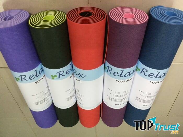 Thảm yoga Relax TPE 6 ly (2 lớp)