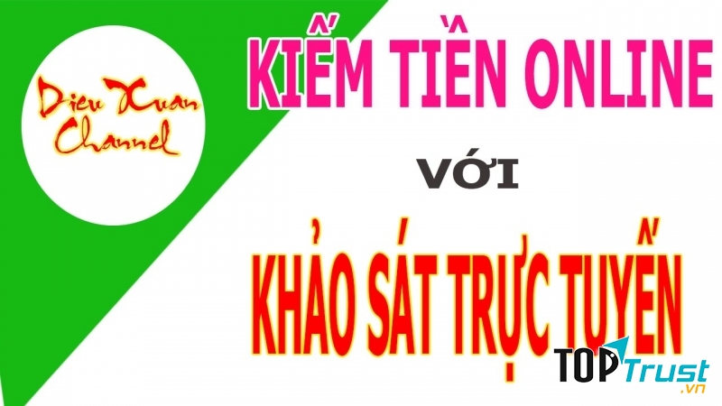 Tham gia khảo sát trả tiền để kiếm thêm thu nhập