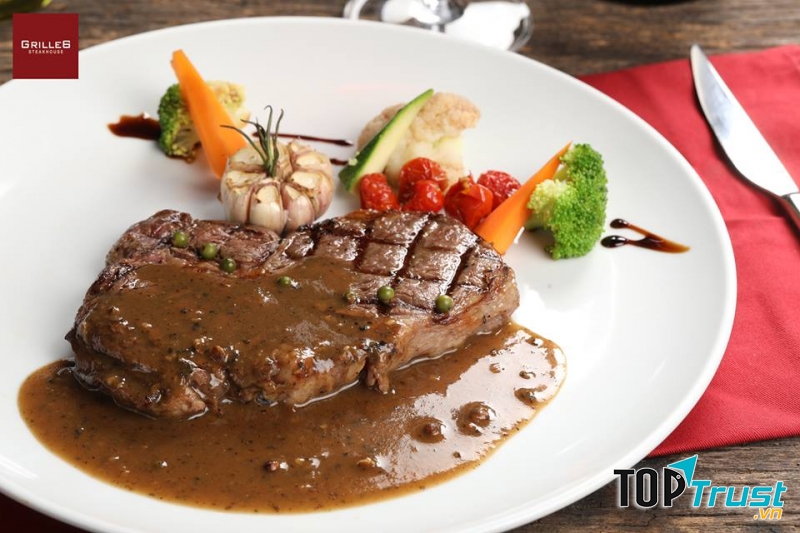 Thăn ngoại bò Úc sốt kem - GRILLE6 Steakhouse