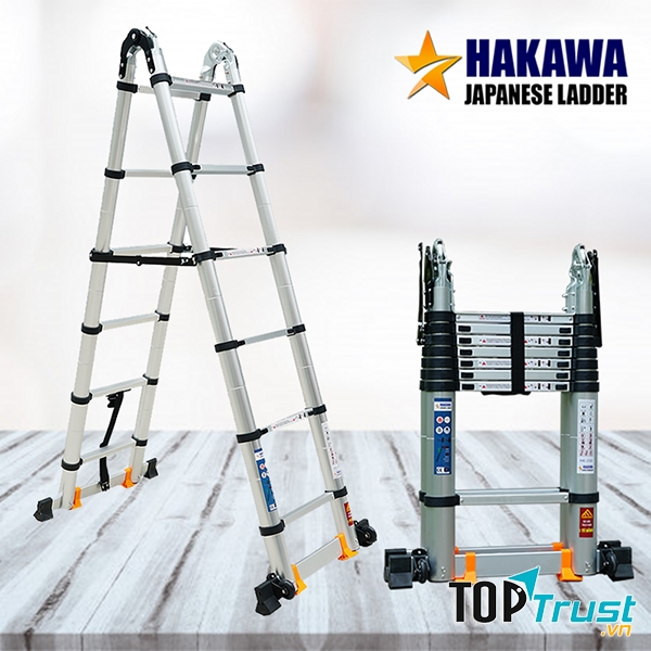 Thang nhôm rút đôi Hakawa