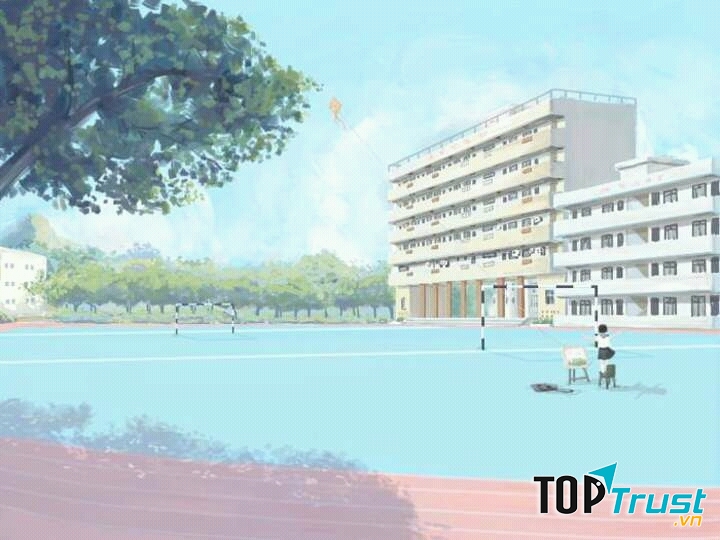 Tháng sáu trời xanh lam.