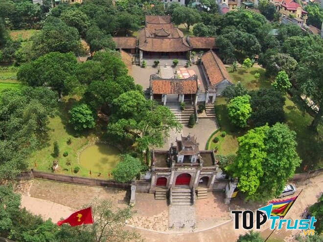 Thành Cổ Loa nhìn từ trên cao