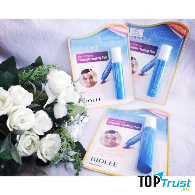 Thanh lăn trị mụn Blemish Healing Pen Acnique Biolee — Sản phẩm cứu cánh cực nhanh dành cho các nàng da nhiều mụn bọc
