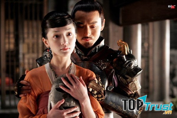 Một phân cảnh của Châu Tấn trong phim Dạ yến