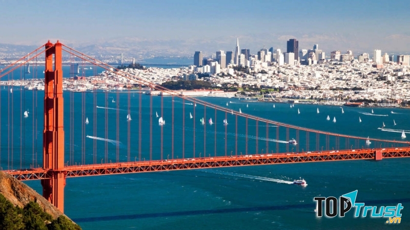 San Francisco là thành phố nằm trên mũi của Bán đảo San Francisco