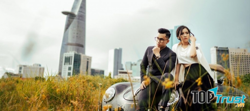 Ảnh cưới chụp tại Dinh Độc Lập