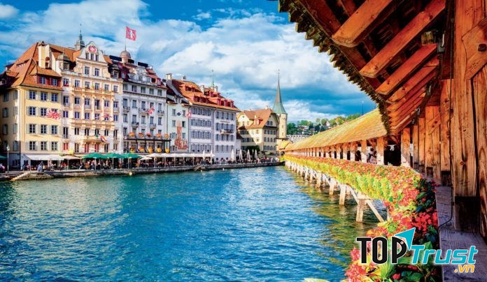Vẻ đẹp của thành phố Lucerne