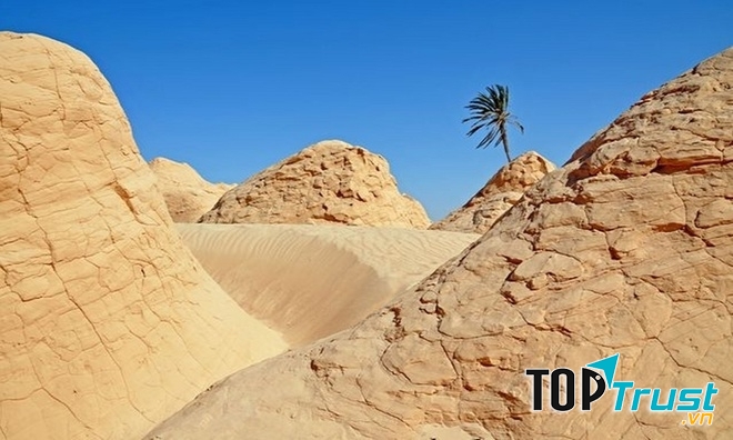 Nắng nóng lên tới 55 độ ở Kebili