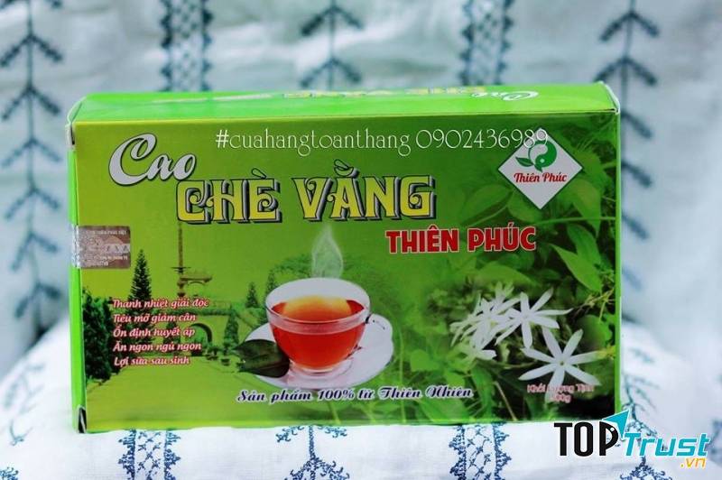 Sản phẩm Chè vằng tại cửa hàng