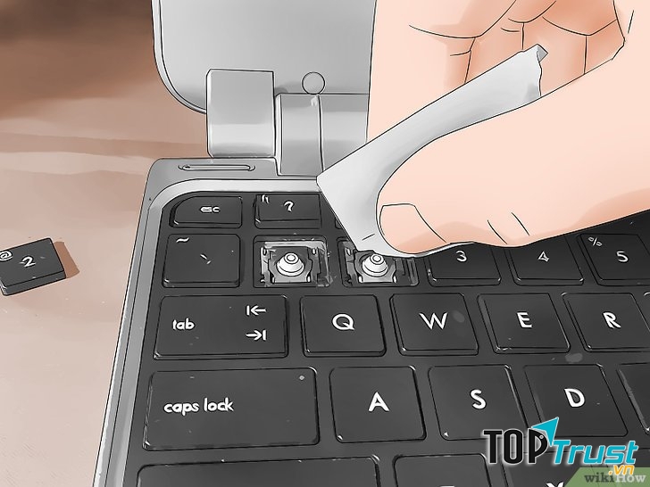 Tháo rời bàn phím