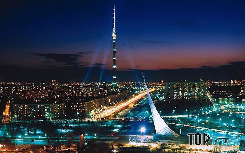 Tháp Ostankino là một công trình kiến trúc độc đáo nằm ở thành phố Moskava