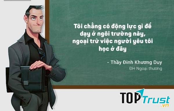 Người yêu là động lực lớn của thầy Duy