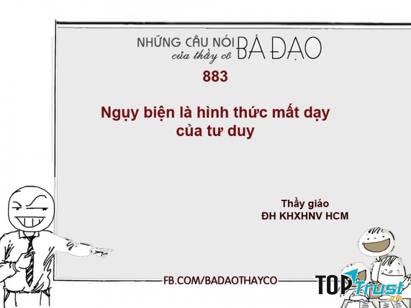 Câu nói bá đạo của thầy cô