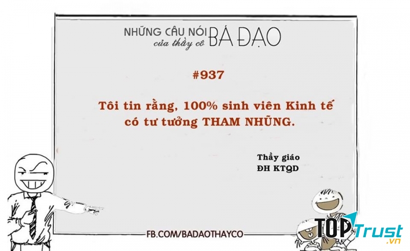 Câu nói bá đạo của thầy cô