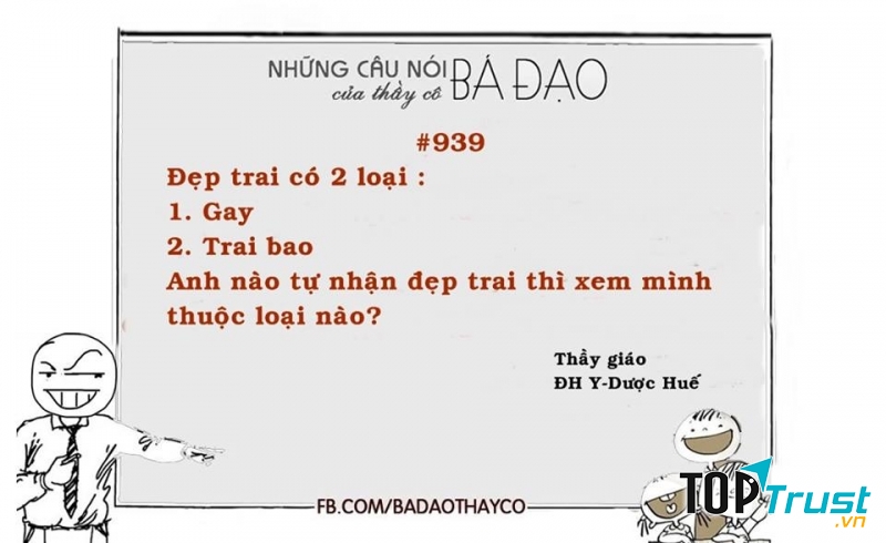 Câu nói bá đạo của thầy cô