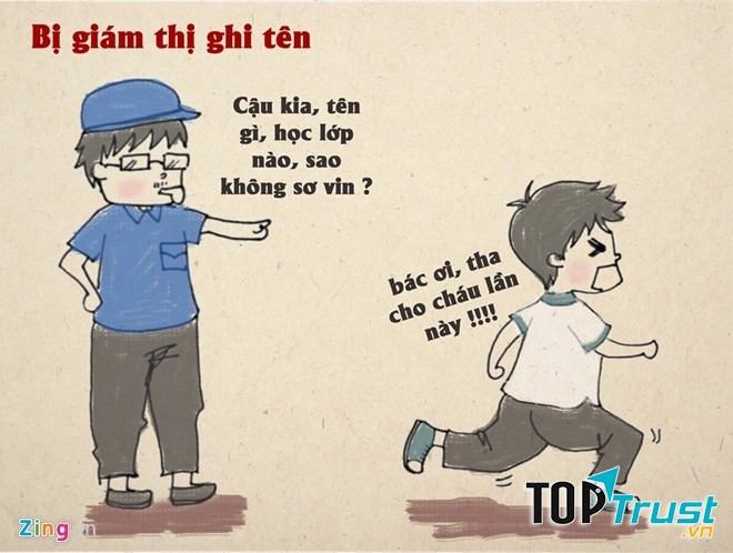 sợ còn hơn giám thị ghi tên nữa đó chứ :) :)