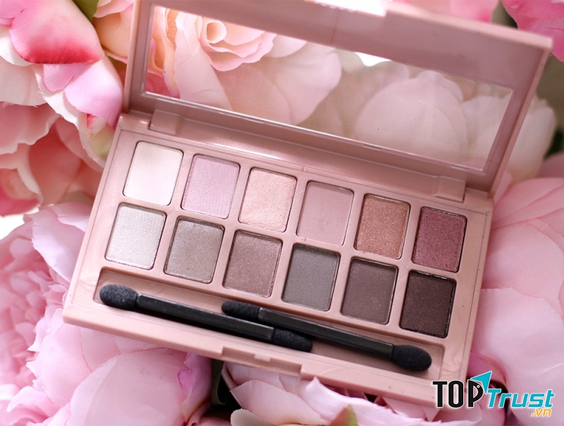 Bảng phấn mắt The Blushed Nudes Palette - Maybelline