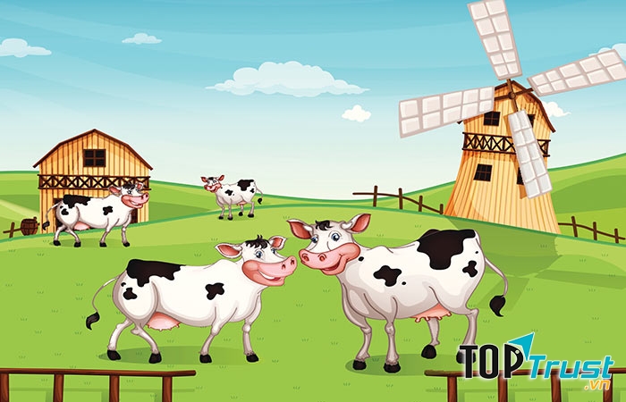 The Cows And The Tiger