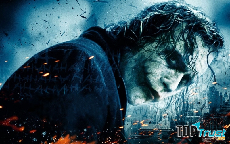Nhân vật phản diện nổi tiếng Joker trong The Dark Knight