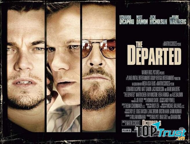 The Departed nói về cuộc đối đầu kịch tính giữa băng đảng gốc Ireland và hai điệp viên