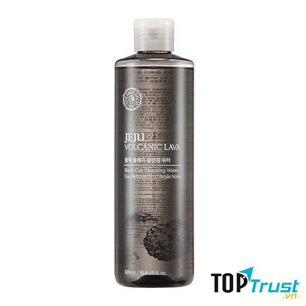 The Face Shop Jeju Volcanic Lava Black Clay Cleansing Water