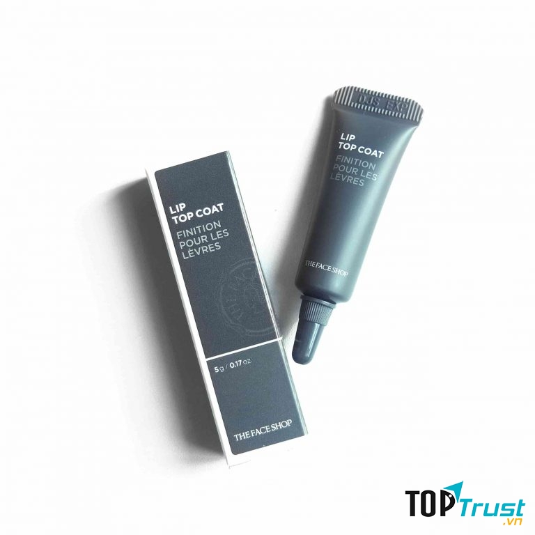 The Face Shop cũng góp mặt trong bài viết này cùng sản phẩm gel khoá màu son cao cấp có tên The Face Shop Lip Top Coat