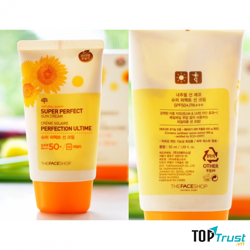 The Face Shop Nature Sun Eco Super Perfect Sun Cream