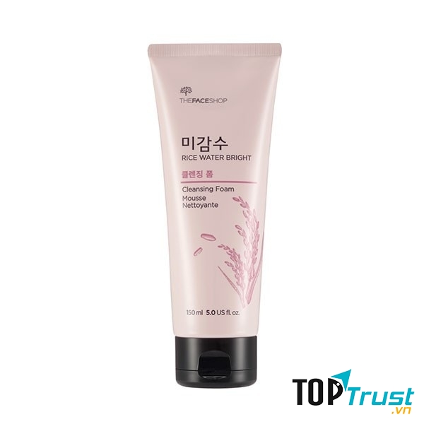 The Face Shop Rice Water Bright Cleansing Foam.