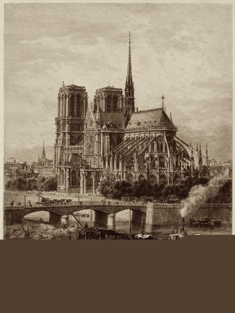 Ảnh minh hoạ lễ hội The feast As tại Nhà thờ Đức Bà Paris, thời Trung cổ