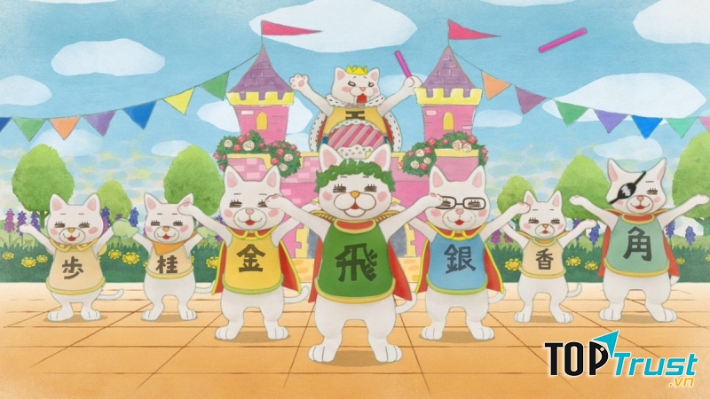 Thế giới shogi đầy màu sắc.