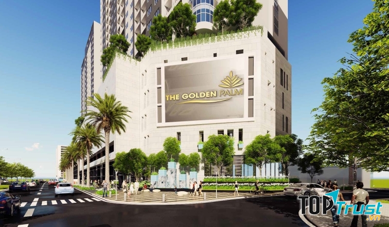 Phối cảnh dự án The Golden Palm - Lê Văn Lương