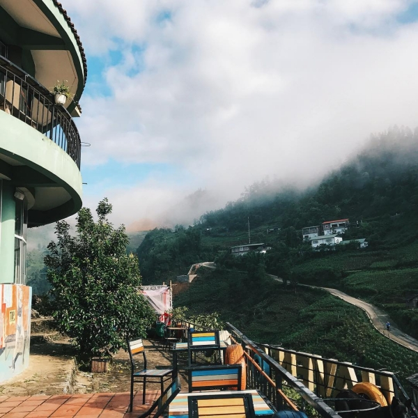 he Haven Sapa Camp Site hiện lên như một thiên đường có thật mờ ảo trong làn sương