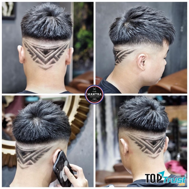 Tóc của khách sau khi qua tay những người thợ cắ tóc lành nghề